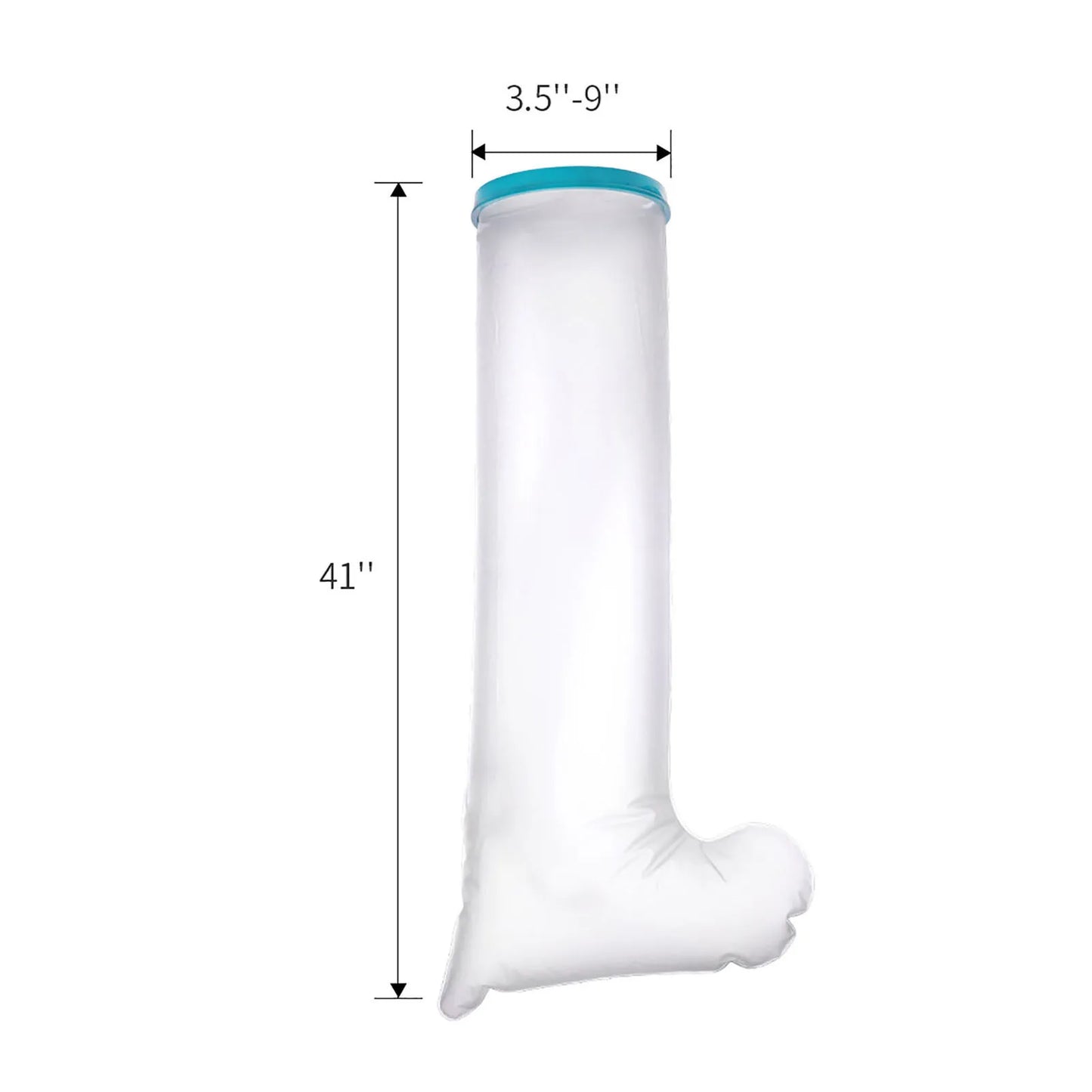 Bath Leg Cover 104cm PP Silicone PVC  Water Resistant Shower Leg Cover for Adult Reusable Bath Leg Cover Shower Leg Cover