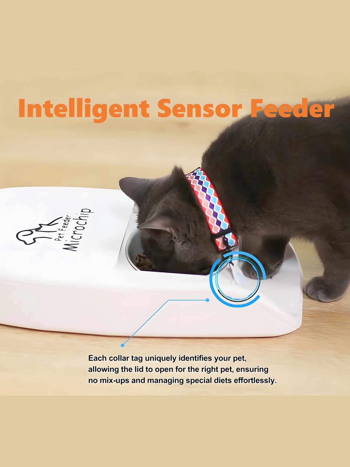 NEW Smart Microchip RFID Pet Feeder Bowl For Cats Dog And Multi Pets Homes Intelligent Automatic Timed Cat Food Dispenser