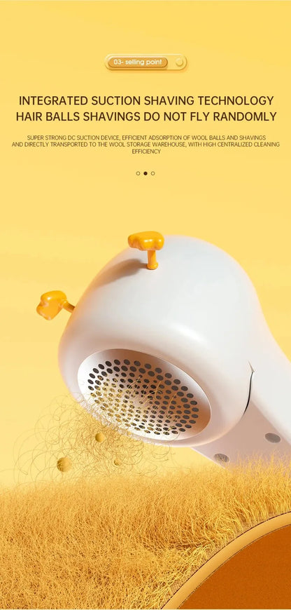 Lint Remover For Clothes Usb Electric Rechargeable Hair Ball Trimmer Fuzz Clothes Sweater Shaver Reels Removal Device ﻿Cute Duck