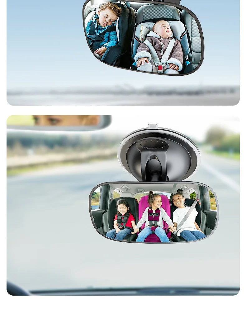 1PCS Car Seat Back Rear View Mirror Adjustable 360 degrees Rotatable Baby Kids Car Safety Rear Back Seat Monitor Rearview Mirror