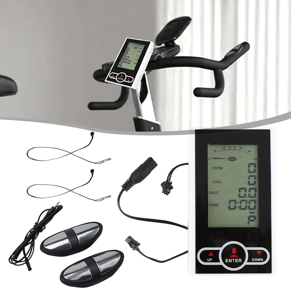 Exercise Bike Monitor Speedometer Display 137x80mm Plastic Stationary  Elliptical Trainer Cardio Equipment  Accessories