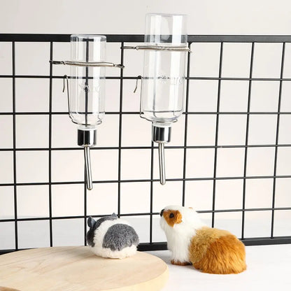 180ml/350ml Small Animal Drinking Fountain Rabbit Hamster Water Bottle Pet Automatic Drinking Device