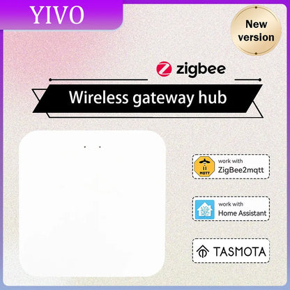 Zigbee 3.0 Smart Gateway Hub Smart Home Automation Ethernet Bridge Tasmota MQTT Firmware Works with Home Assistant Zigbee2MQTT
