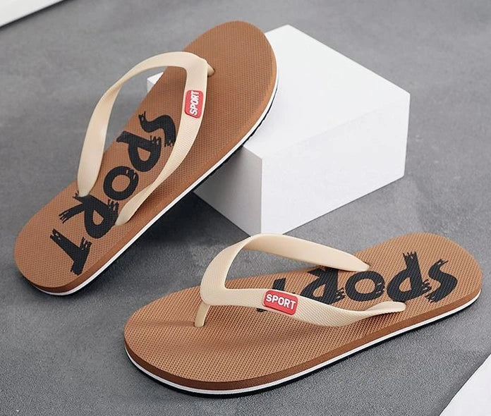 Flip Flops Slippers for Men Outdoor Beach Sandals Man Designer Luxury Fun Elegant Original Low Price 2025 Fashion Trend Shoes