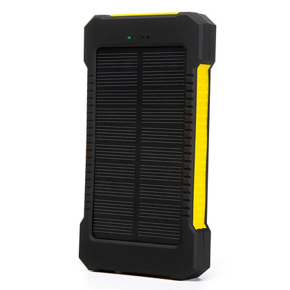 20000mah Portable Solar Power Bank Waterproof External Battery Backup Powerbank 20000 mah Phone Battery Charger LED Pover Ban