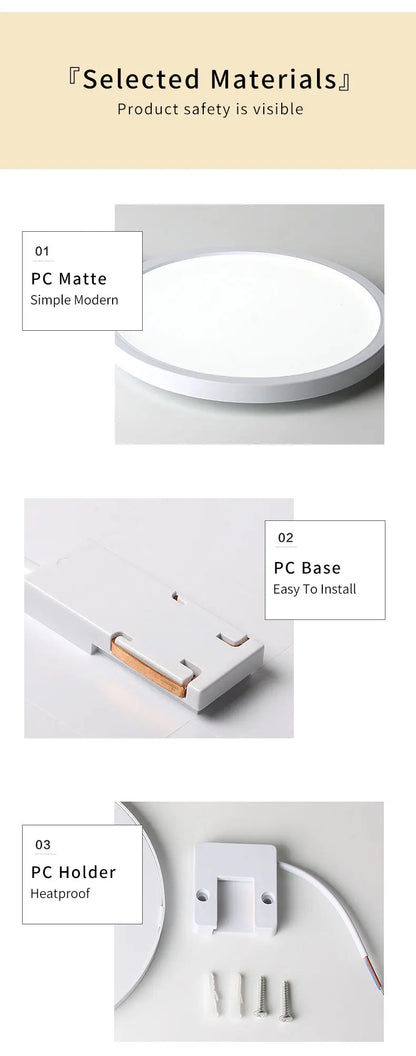 LED Ceiling Light Modern Small Round 6W 9W 13W 18W 24W 110V 230V Led Panel Light For Toilet Porch Utility Room Bathroom Lamps