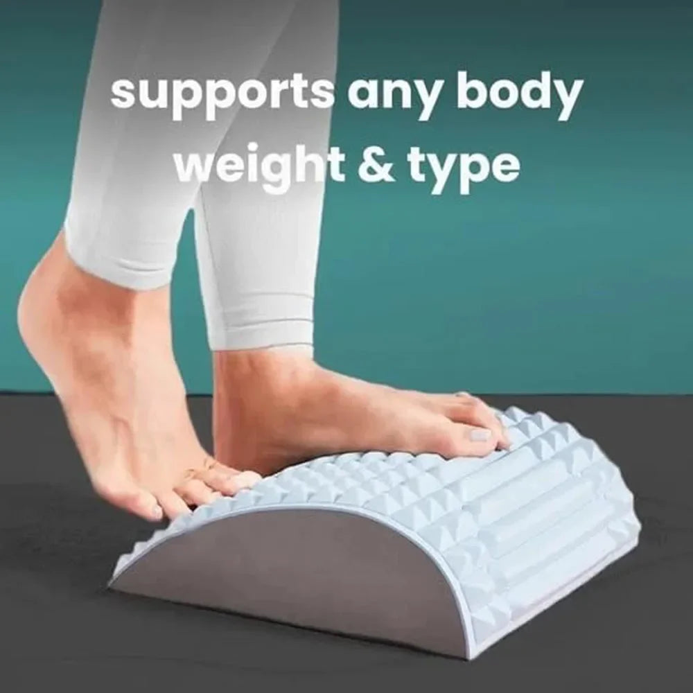 Neck & Back Stretcher Back Neck Cracker for Lower Back Pain Relief Refresh Back Stretcher Waist Relaxation Yoga Stretcher