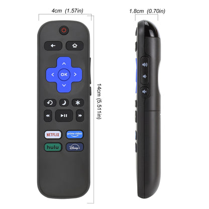 Replacement Remote Control Only for All Roku TV, Compatible for TCL Roku/Hisense Roku/Onn Roku Series Smart TVs
