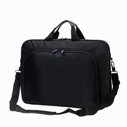 15.6 Inch 17 In Laptop Bag Business Portable Nylon Computer Handbags Laptop Shoulder Handbag Zipper Shoulder Simple Style