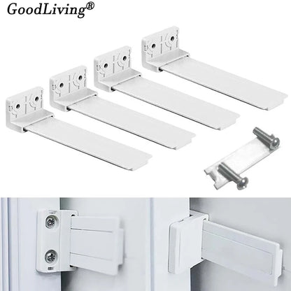 1 Set Embedded Refrigerator Slide Rail For Fridge Door Slide Rail Mounting Kit Refrigerator Door Sliding Guide Moving Slide