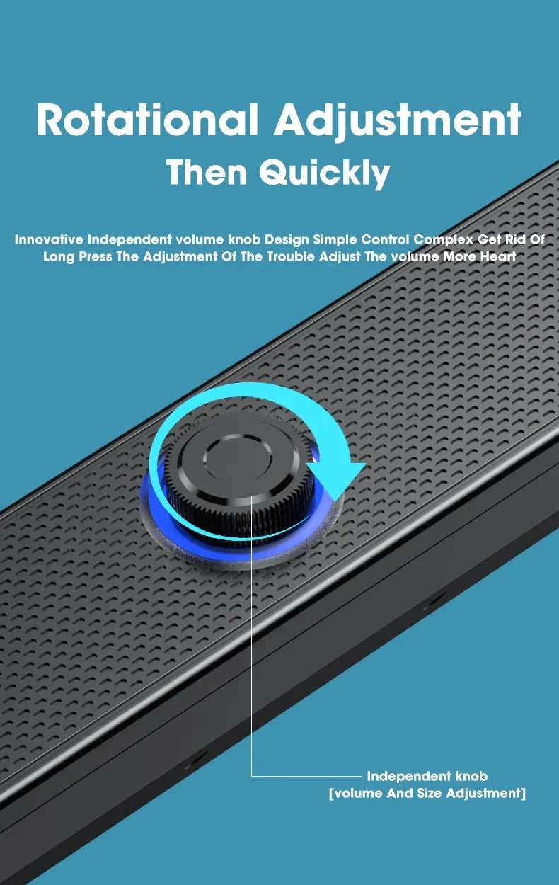 Home Theater Sound System Bluetooth Speaker 4D Surround Soundbar Computer Speaker For TV Soundbar Box Subwoofer Stereo Music Box