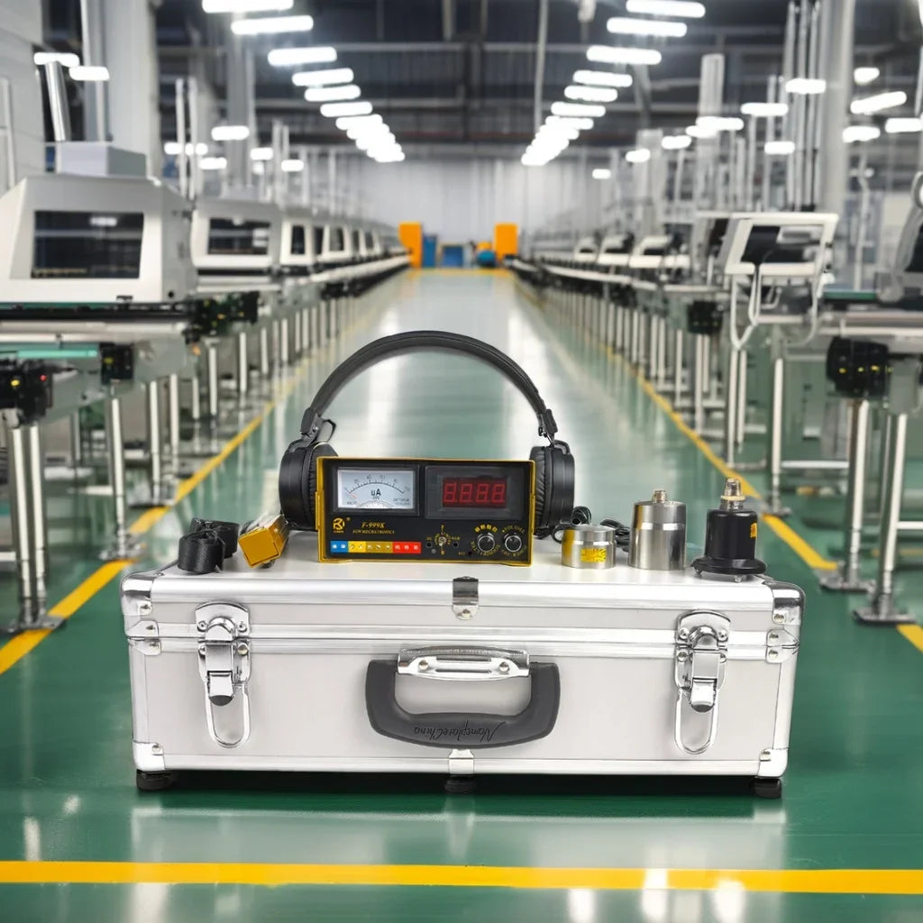 Professional Smart Home Pipeline Leak Detector High-Precision Digital Acoustic Water Leak Meter Multi-Function Detector F-999K