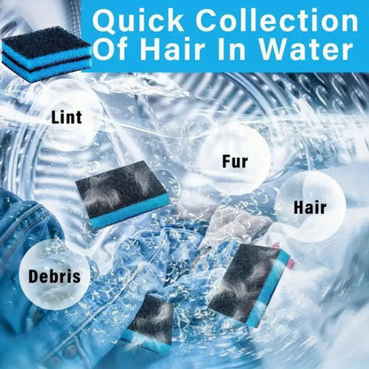 3/6/12/24pcs Pet Hair Remover For Laundry Washer Lint Catcher Dog Hair Catcher Hair Removal Filter Sponge Washing  Accessories