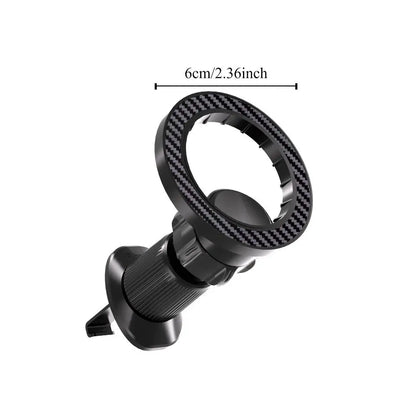 Magnetic Base Phone Holder Stabilize Rotatable Car Mobile Phone Stand Universal Smooth Surface Air Vent Clip Mount Stand