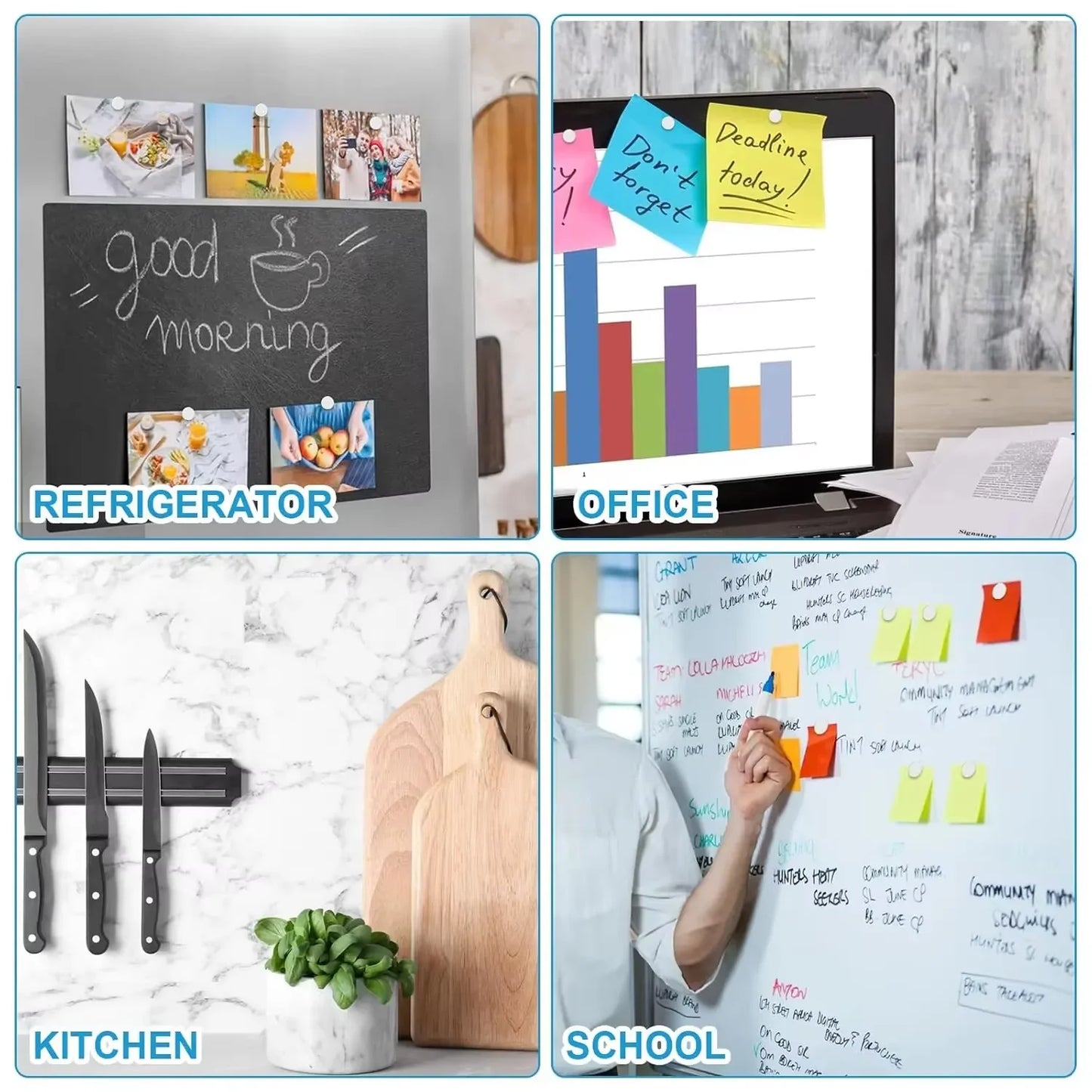 Super Powerful Magnets Strong Disc Magnets for Fridge, DIY, Building, Scientific, Craft, Education, 5x2 8x2 10x2 10x3