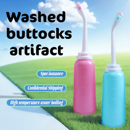 500ml Portable Bidet Spray Handheld Travel Bidet for Pregnant Women Baby Cleansing Water Washer Bottle Baby Showers Mom Bottle