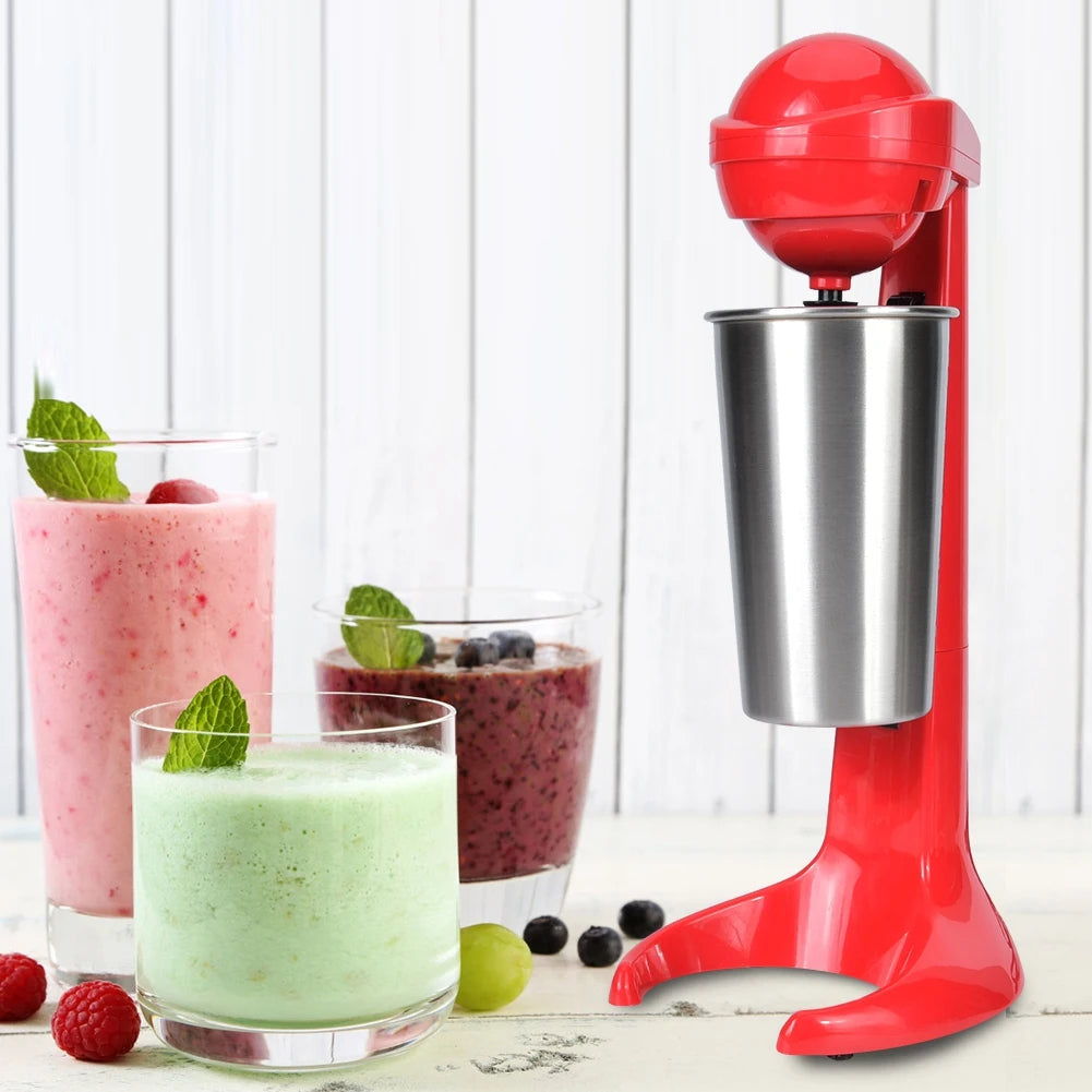 Double Head Electric Milkshake Machine Maker Coffee Drink Mixer Milk Blender for Home Bar Electric Milkshake Machine EU Plug
