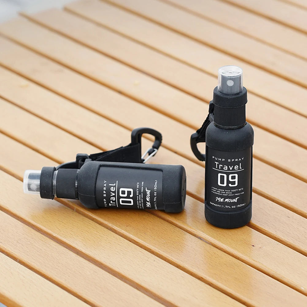 50/80ml Travel Bottle Leak Proof Outdoor Camping Trip Spray Bottle Alcohol Dispenser Leak Proof Portable Spray Bottle