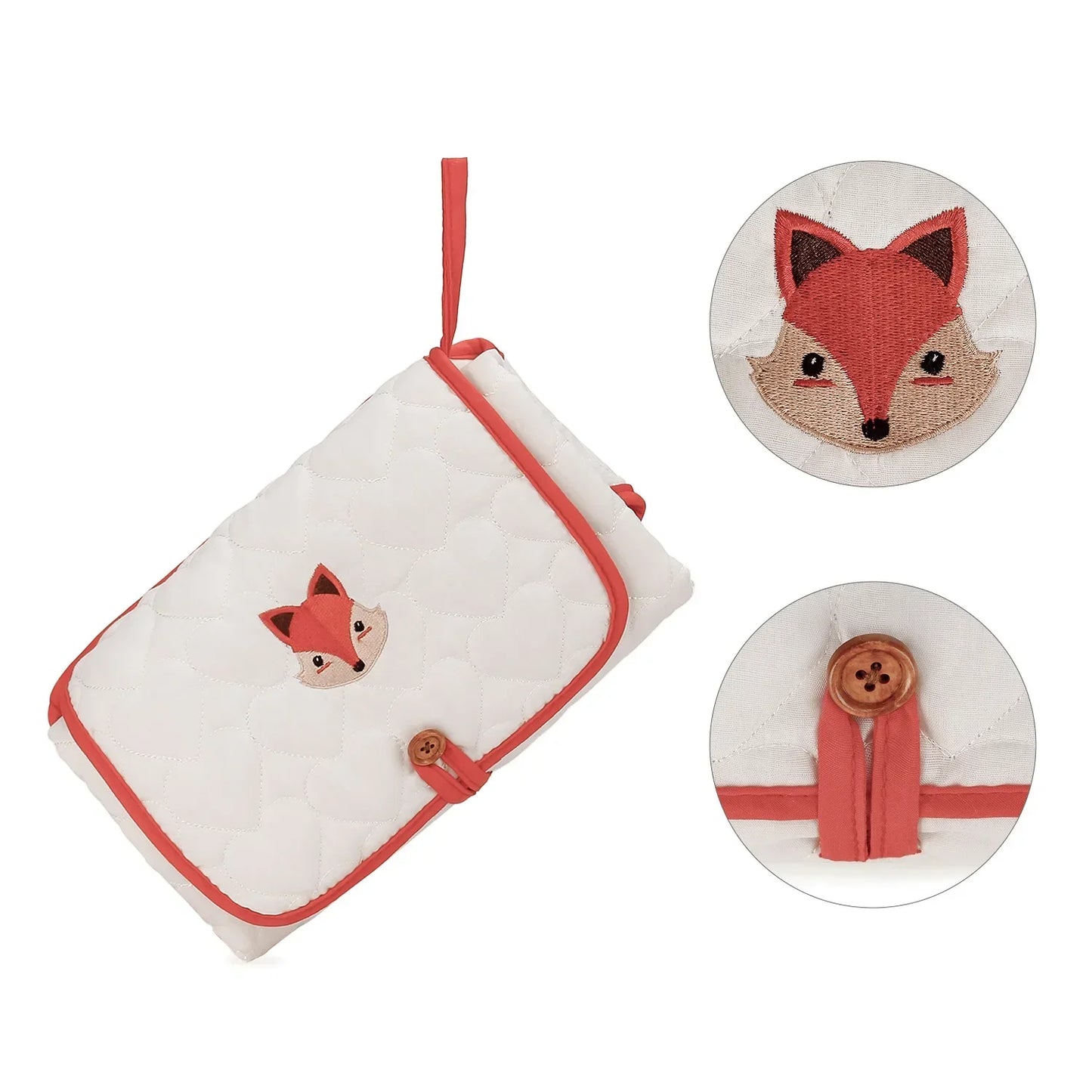 Baby Foldable Diaper Changer Baby Changing Mat Waterproof Changing Pad Portable Diaper Bag Newborn Bedding Supplies Storage Bags