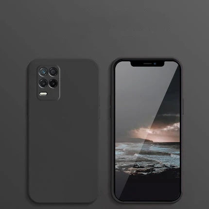For Realme 8 Pro Case Realme 10 9i 9Pro 9 Pro Plus 8i 8S 8 5G 8 8 10 Pro Plus Cover Shockproof Liquid Silicone Phone Back Case