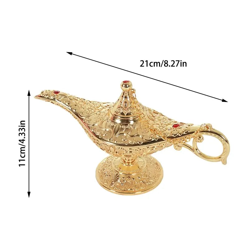 Aladdin Lamp Decorative Ornament Large European Retro Home Decoration Metal Decoration Crafts Holiday Gift