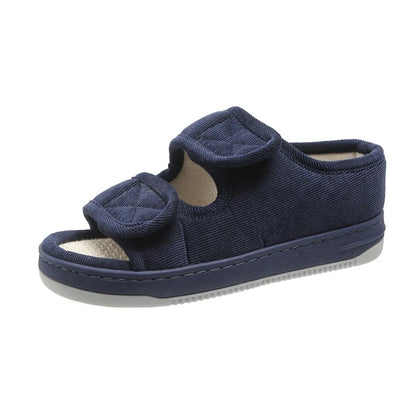 Diabetic Sandals Open Toe Diabetic Slippers Adjustable Walking Sandals Breathable Orthopedic Footwear for Women and Men