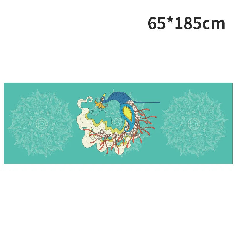 Yoga Shop Towels Portable Yoga Towel Antiskid Environmental Portable Digital Printing Yoga Yoga Towel Wipes Pool Cooling Towel