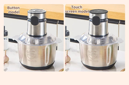 5L Electric Food Chopper Vegetable Chopper Small Food Processor Meat Grinder Mixer Electric Dicer Baby Food Processor