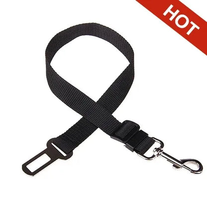 Dog Car Seat Belt Safety Protector Travel Pets Accessories Dog Leash Collar Breakaway Solid Car Harness