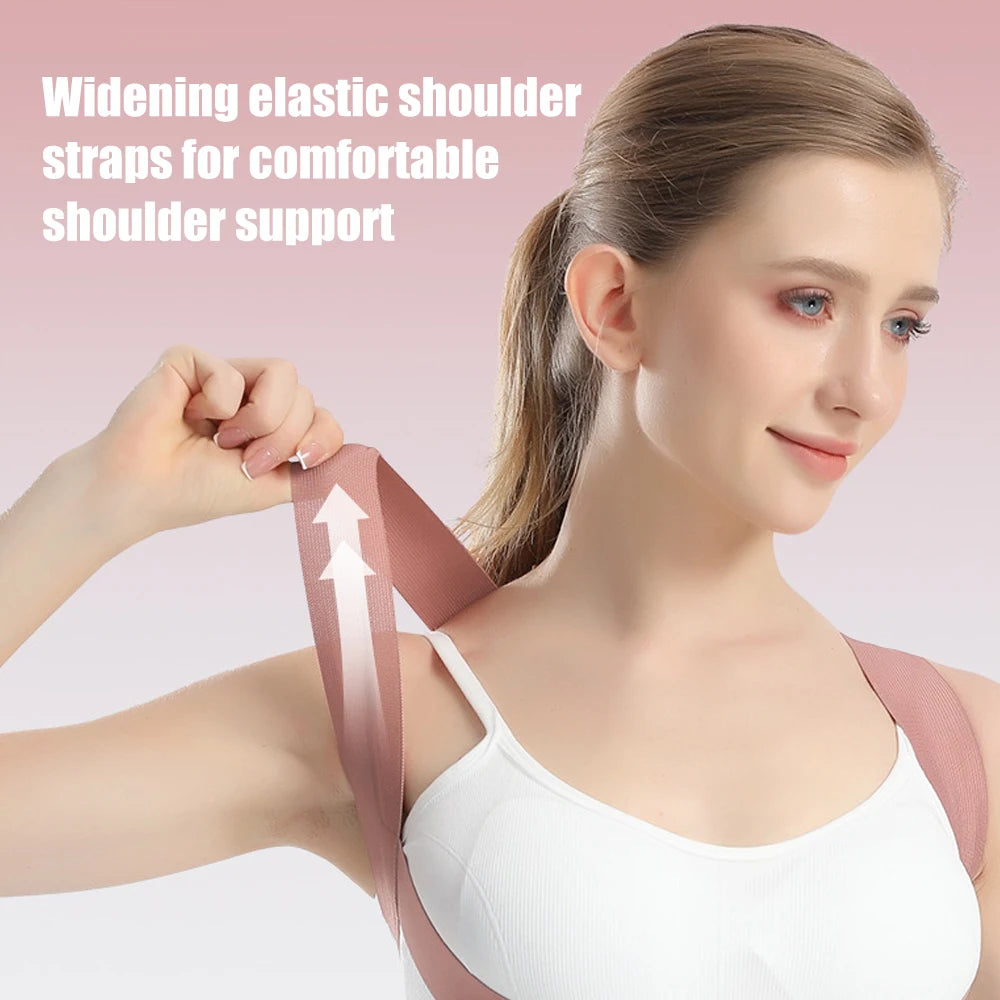1PCS Adjustable Posture Corrector Back Brace,Comfortable Shoulder Strap Hunchback Correction Belt Spine Support for Men Women