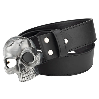 The scalp skull buckle head smooth alloy buckle