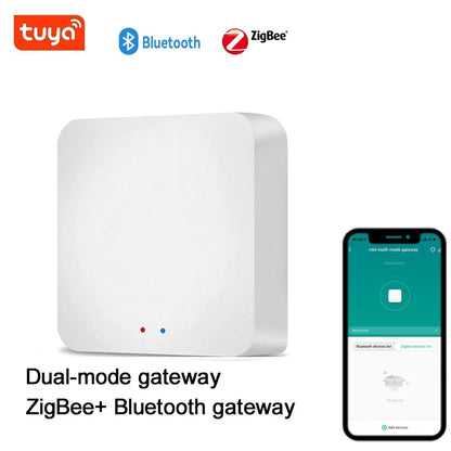 Tuya ZigBee 3.0 Smart Hub, Wireless/Wired Gateway Bridge for App Voice Remote Control, Works with Alexa Home Assistant