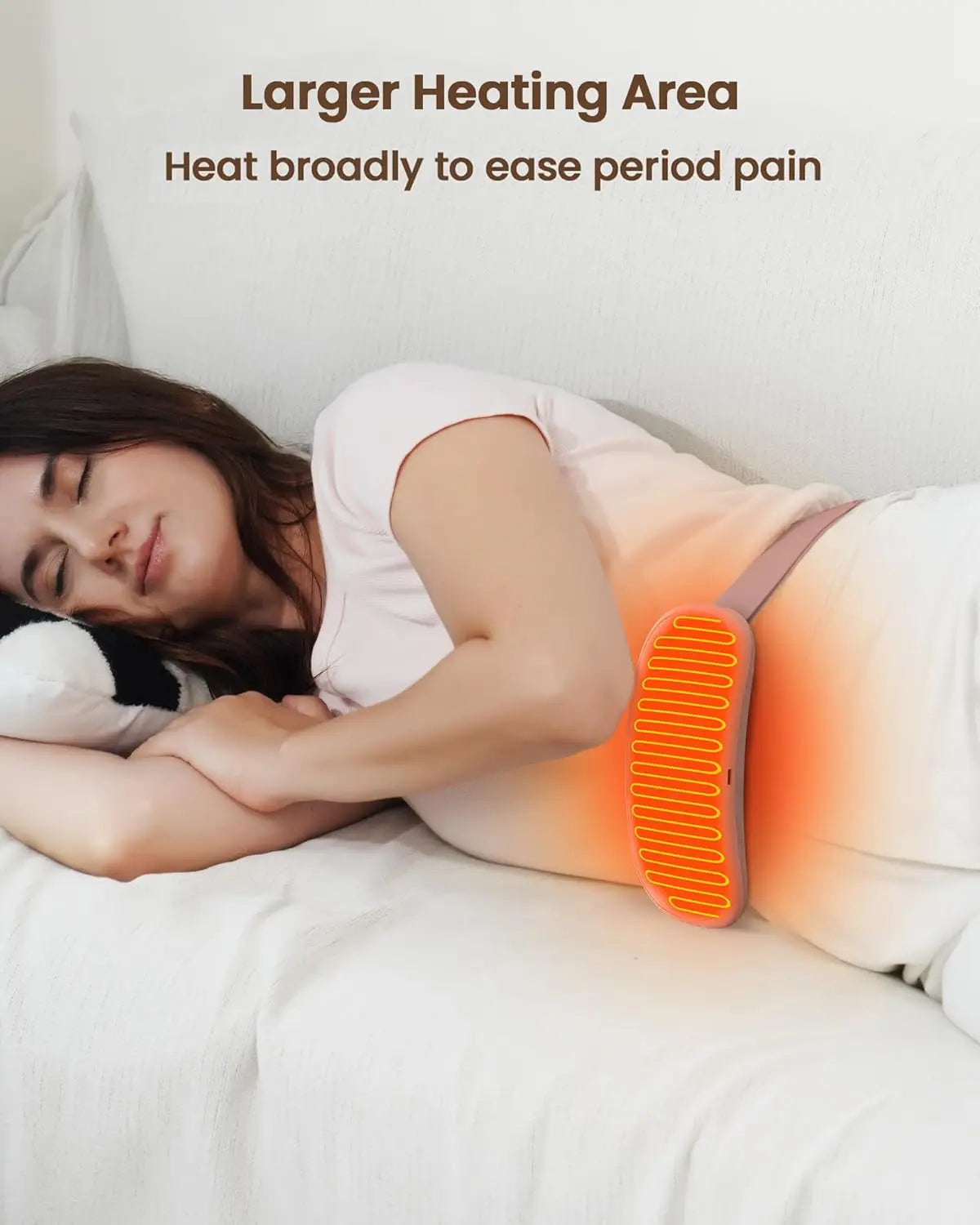 Menstrual pain relief waist massager, can alleviate pain in the uterus, abdomen, and waist, a gift for women and girls