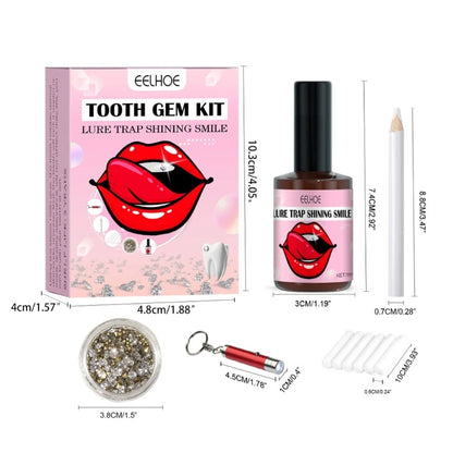 Tooth Gems Teeth Gems Teeth Gems With Glues and Light Teeth Jewelry