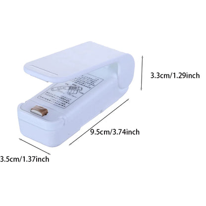 Mini Packaging Sealer Portable Plastic Bag Clip Sealing Machine Food Storage Seal Snack Sealing Household Kitchen Gadgets