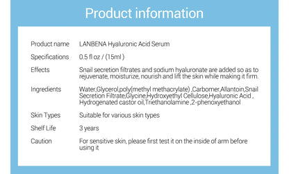 LANBENA Facial Hyaluronic Acid Serum  Skin Care