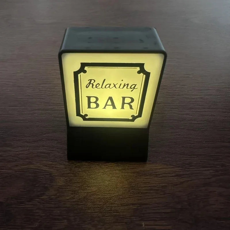 Room Decoration Fridge Magnets Coffee Shop Luminous Light Boxes Creative Convenience Store Light Signs Home Decorative Ornaments