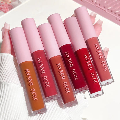 Floral Lip Gloss Water Mist Lip Tint Matte Lightweight and Translucent Lip Stain Whitening Lipstick Non-Transfer