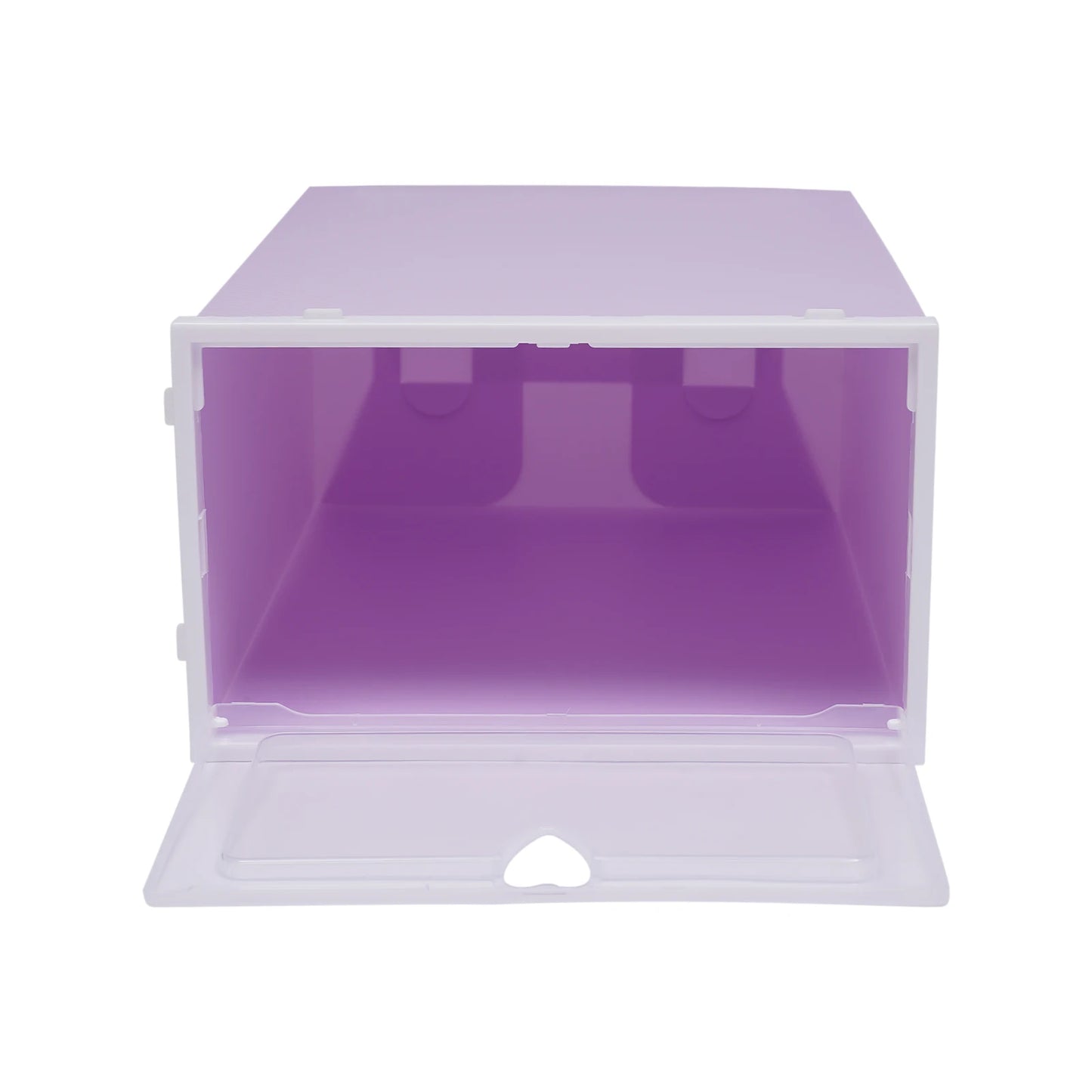 20Pcs Foldable Shoe Storage Boxes with Lids Transparent Stackable Containers Drawer Style PP Plastic Shoe Organizers