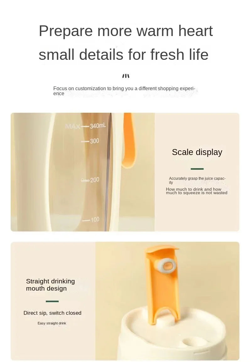 Portable Blender Machine USB Rechargeable Personal Size Blender Juicer Cup For Smoothies And Shakes Mini Fruit Mixer Cup