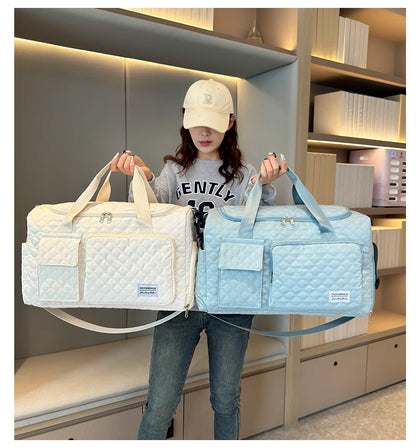 Fashion Travel Bag Handbags Large Capacity Carry On Luggage Bags Men Women Shoulder Outdoor Tote Waterproof Sport Gym Bag