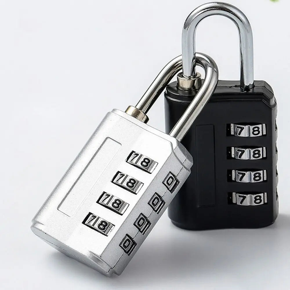 4 Digit Number Combination Pad Lock Padlock Outdoor Waterproof Lock Suitcase Luggage Security Coded Lock