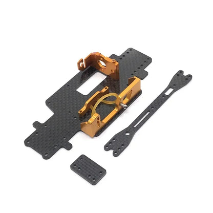 WLtoys 1/28 284131 K969 K979 K989 K999 P929 P939 RC Car Parts Metal Upgrade Modification Motor Mount Carbon Fiber Floor