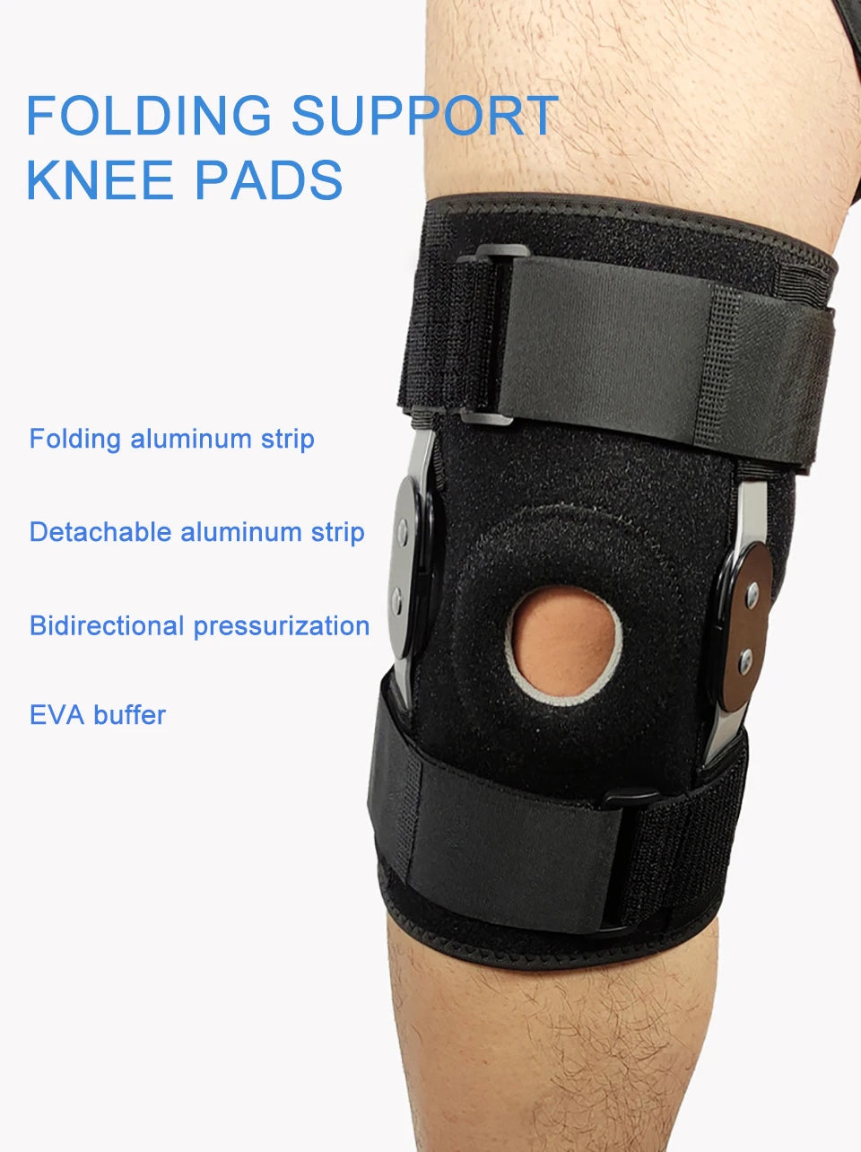 1Pcs Orthopedic Knee Pad Knee Brace Support Joint Pain Relif Patella Protector Adjustable Sport Kneepad Guard Meniscus Ligament