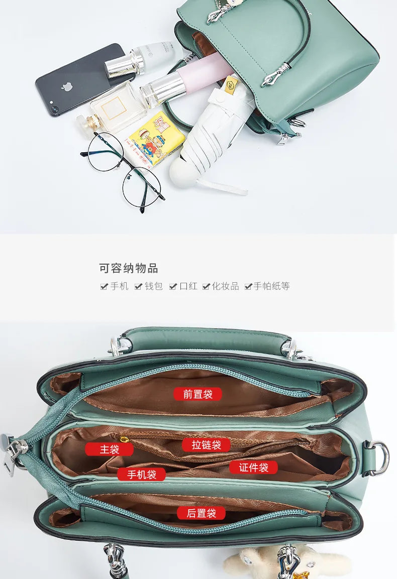 Totes Bags for Women Trend 2024 Luxury Famous Brands Designer Handbags Leather White Female Shoulder Bag Ladies Bolsas Mujeres