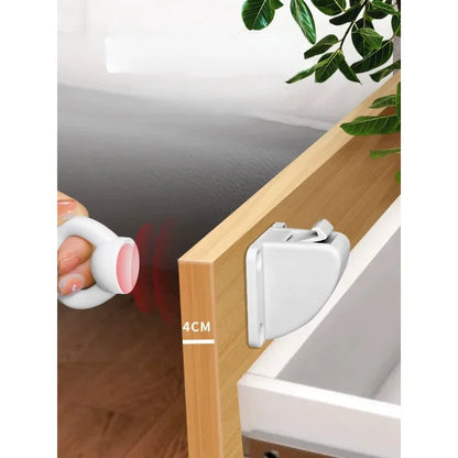 Invisible Magnetic Cabinet Lock For Baby Child Safety Lock Anti-Opening Cabinet Buckle Furniture Fittings Door Closer