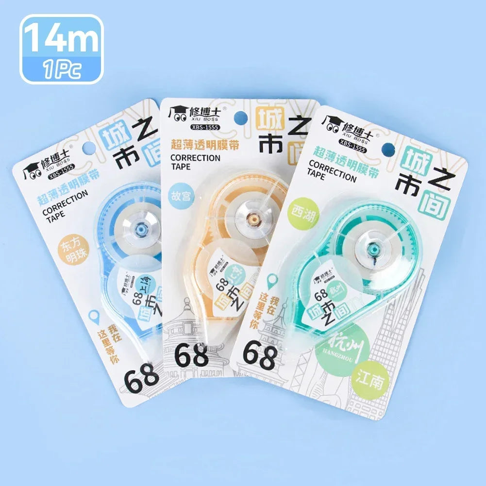 Mini White Correction Tape Multi-style Large Capacity Student Kawaii Error Correction Erasers Student School Stationery Supplies