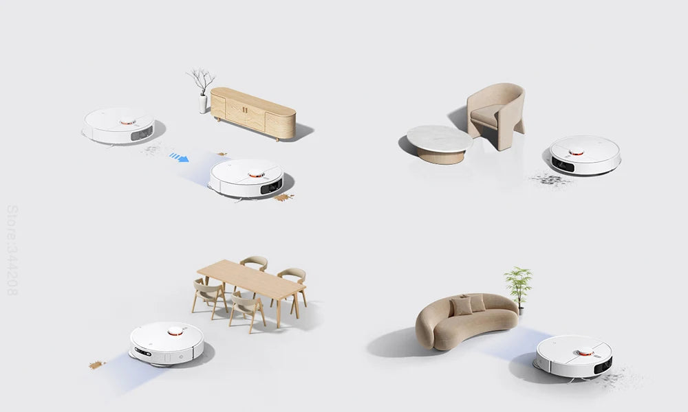 XIAOMI MIJIA OMNI 2 Robot Vacuum Cleaners C102CN Home Robot Vacuum Cleaners and Mop Combo APP Control Self Cleaning Empty Dock