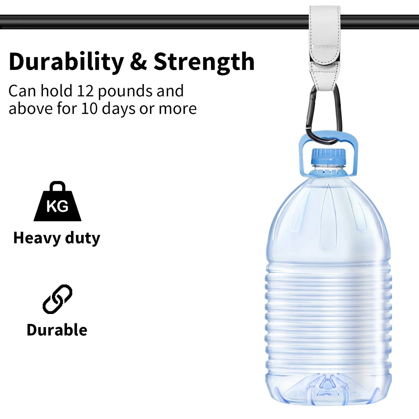 Stroller Accessories 2PCS Hooks Portable Baby Pram Universal Leather Hook