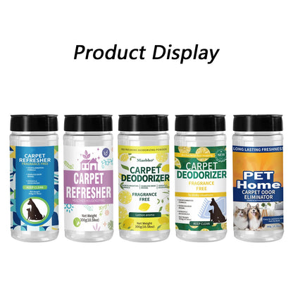 Carpet Deodorizing Powder Powerful Pet Smell Eliminator & Urine Odor Dust Remover Refresher for Home Carpet Cleaning Accessories